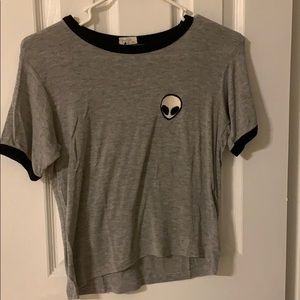 Brandy melville cute cropped tee